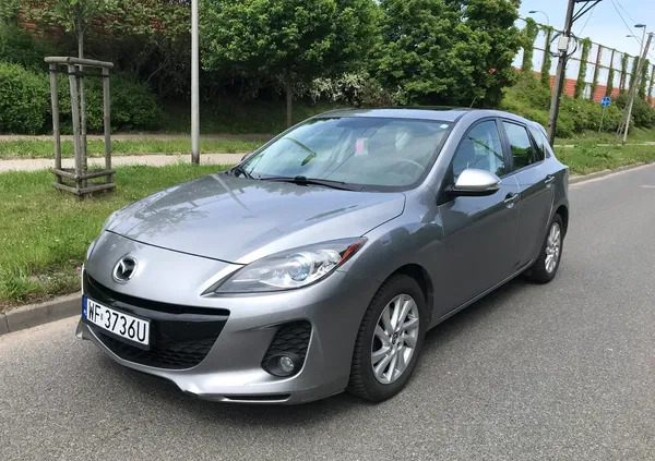 mazda 3 śląskie Mazda 3 cena 33900 przebieg: 115244, rok produkcji 2013 z Warszawa